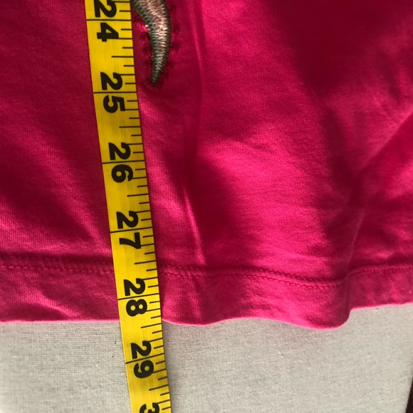 Johnny Was JWLA Libbi 3/4 Sleeve Flamingo Pink Embroidered Cotton Henley Top 1X - Picture 12 of 16